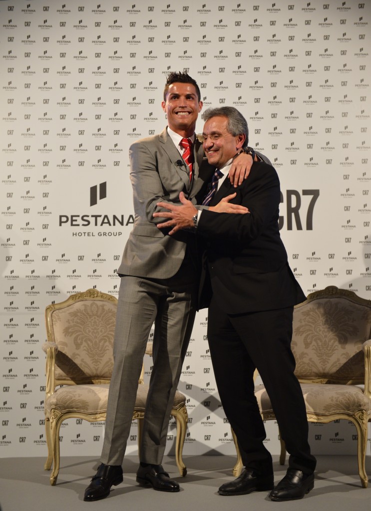 Cristiano Ronaldo and Dionísio Pestana